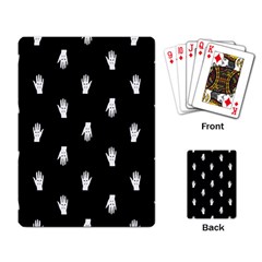 Vampire Hand Motif Graphic Print Pattern 2 Playing Cards Single Design (rectangle) by dflcprintsclothing