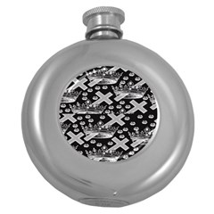 Royalcrowns Round Hip Flask (5 Oz) by PollyParadise