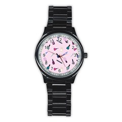 Accessories For Manicure Stainless Steel Round Watch by SychEva