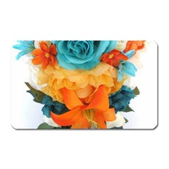 Spring Flowers Magnet (rectangular) by LW41021