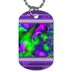 Feathery Winds Dog Tag (one Side) by LW41021