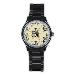 Angels Stainless Steel Round Watch by PollyParadise