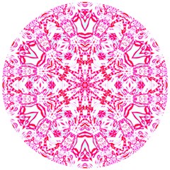 Pink Petals Wooden Puzzle Round by LW323