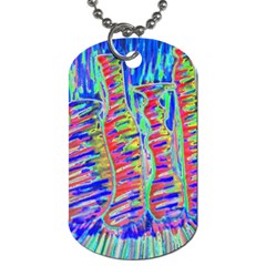 Vibrant-vases Dog Tag (one Side) by LW323