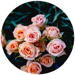 Sweet Roses Wooden Puzzle Round by LW323