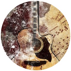 Guitar Wooden Puzzle Round by LW323