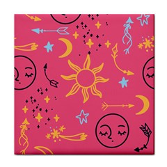 Pattern Mystic Color Face Towel by alllovelyideas
