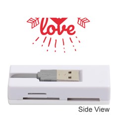 All You Need Is Love Memory Card Reader (stick) by DinzDas