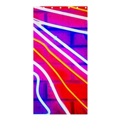 Pop Art Neon Lights Shower Curtain 36  X 72  (stall)  by essentialimage365