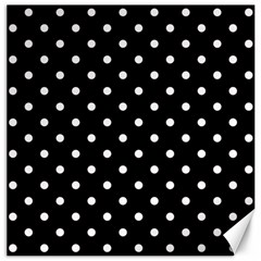 1950 Black White Dots Canvas 20  X 20  by SomethingForEveryone