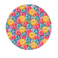 Multicolored Donuts Mini Round Pill Box (pack Of 5) by SychEva