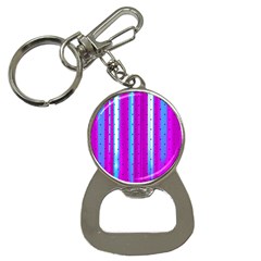 Warped Stripy Dots Bottle Opener Key Chain by essentialimage365