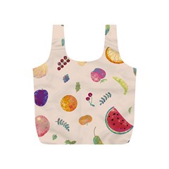 Summer Fruit Full Print Recycle Bag (s) by SychEva