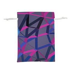 3d Lovely Geo Lines Lightweight Drawstring Pouch (s) by Uniqued