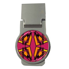 Abstract Geometric Design    Money Clips (round)  by Eskimos