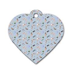 Office Dog Tag Heart (one Side) by SychEva