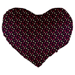 Garden Wall Large 19  Premium Heart Shape Cushions by Sparkle