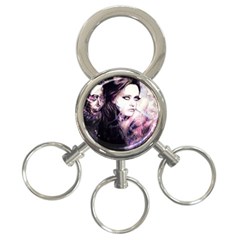 Sakura Girl 3-ring Key Chain by MRNStudios
