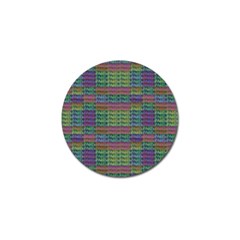Paris Words Motif Colorful Pattern Golf Ball Marker by dflcprintsclothing