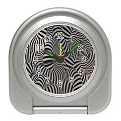 Pattern Travel Alarm Clock by artworkshop
