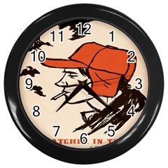 Catcher In The Rye Wall Clock (black) by artworkshop