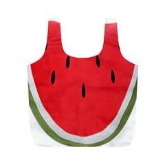 Watermelon Pillow Fluffy Full Print Recycle Bag (m) by artworkshop