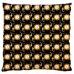 Flowers Pattern Large Cushion Case (two Sides) by Sparkle