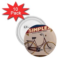 Simplex Bike 001 Design By Trijava 1 75  Buttons (10 Pack) by nate14shop