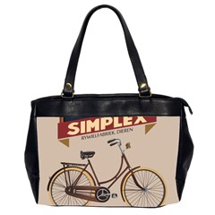 Simplex Bike 001 Design By Trijava Oversize Office Handbag (2 Sides) by nate14shop