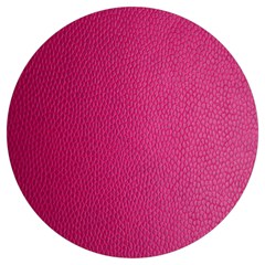 Pink Leather Leather Texture Skin Texture Round Trivet by artworkshop