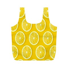 Lemon-fruits-slice-seamless-pattern Full Print Recycle Bag (m) by nate14shop