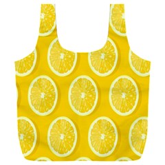 Lemon-fruits-slice-seamless-pattern Full Print Recycle Bag (xxl) by nate14shop