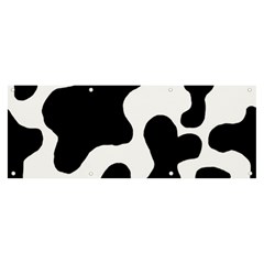 Cow Pattern Banner And Sign 8  X 3  by BangZart