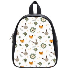 Rabbit, Lions And Nuts  School Bag (small) by ConteMonfrey