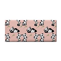 Pattern Panda Bear Hand Towel by danenraven