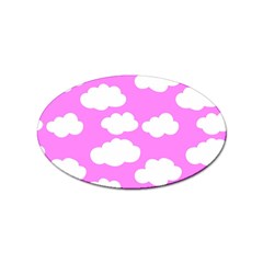 Purple Clouds   Sticker Oval (10 Pack) by ConteMonfreyShop