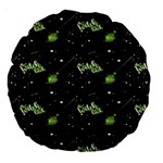 Halloween - The Witch Is Back   Large 18  Premium Round Cushions Front