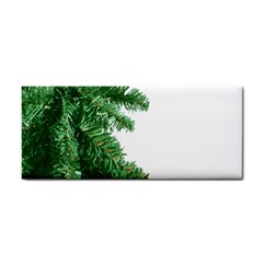 Green Christmas Tree Border Hand Towel by artworkshop