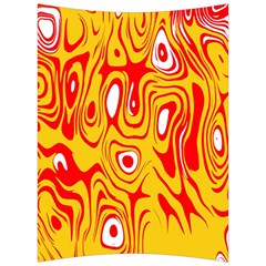 Red-yellow Back Support Cushion by nateshop