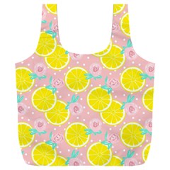 Pink Lemons Full Print Recycle Bag (xxl) by ConteMonfrey