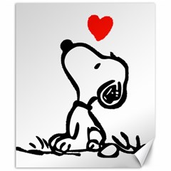Snoopy Love Canvas 20  X 24  by Jancukart