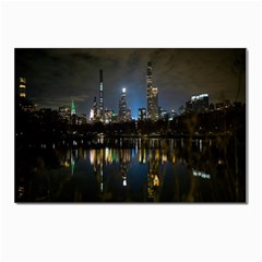 New York Night Central Park Skyscrapers Skyline Postcard 4 x 6  (pkg Of 10) by Wegoenart