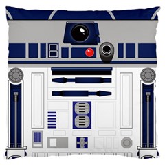 Robot R2d2 R2 D2 Pattern Standard Flano Cushion Case (one Side) by Jancukart
