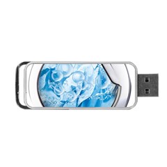 Silver Framed Washing Machine Animated Portable Usb Flash (two Sides) by Jancukart