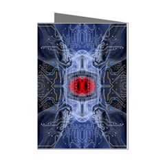 Art Robot Artificial Intelligence Technology Mini Greeting Cards (pkg Of 8) by Ravend