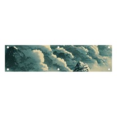 Mountains Alps Nature Clouds Sky Fresh Air Banner And Sign 4  X 1  by Pakemis