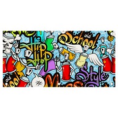 Graffiti Characters Seamless Patterns Banner And Sign 4  X 2  by Pakemis