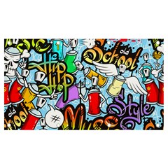 Graffiti Characters Seamless Patterns Banner And Sign 7  X 4  by Pakemis