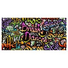 Graffiti Word Seamless Pattern Banner And Sign 4  X 2  by Pakemis