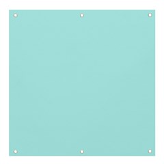 Color Pale Turquoise Banner And Sign 4  X 4  by Kultjers